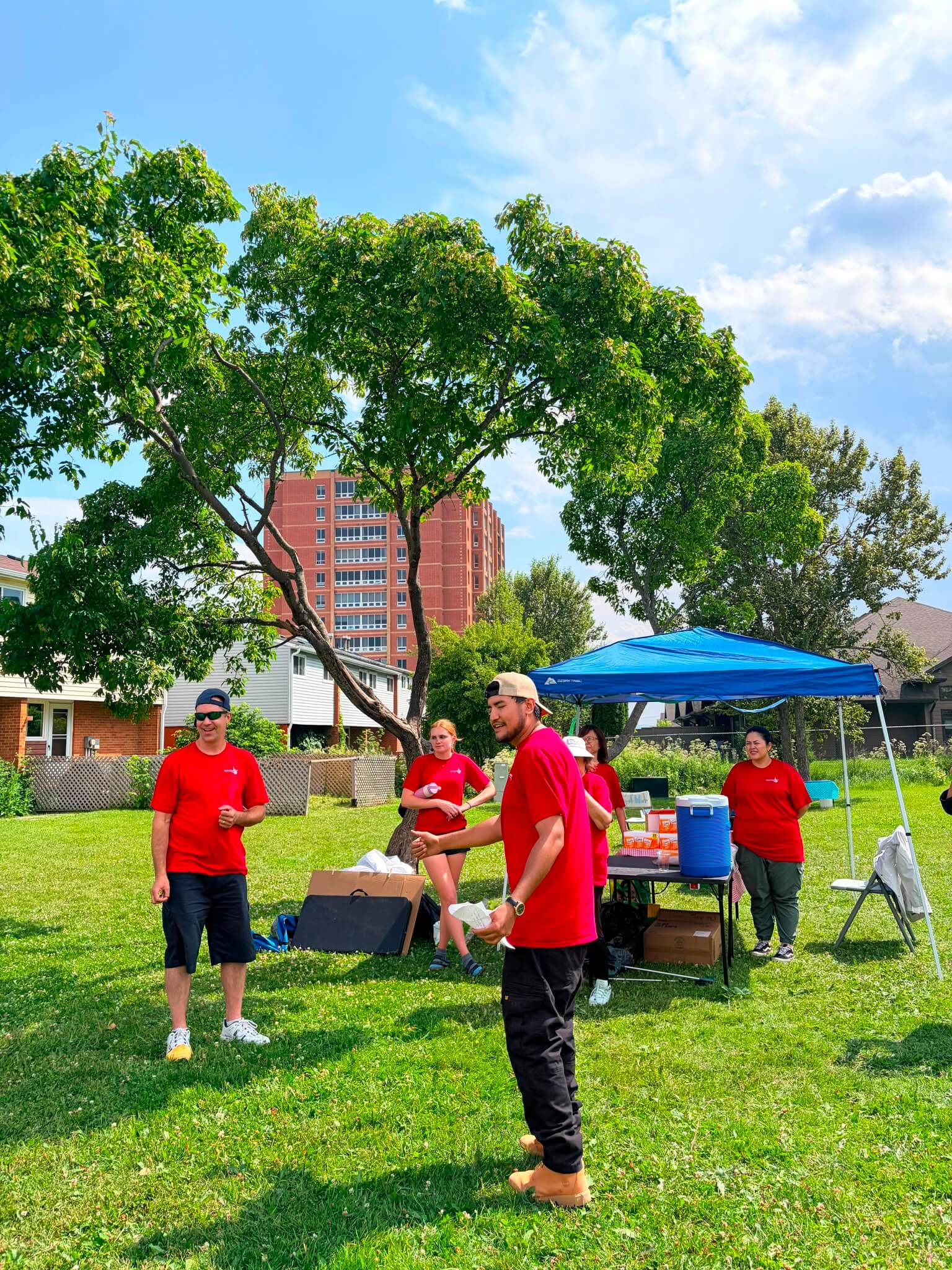 Team from Bayview Glen Alliance Church participating in NorthWind's ministry