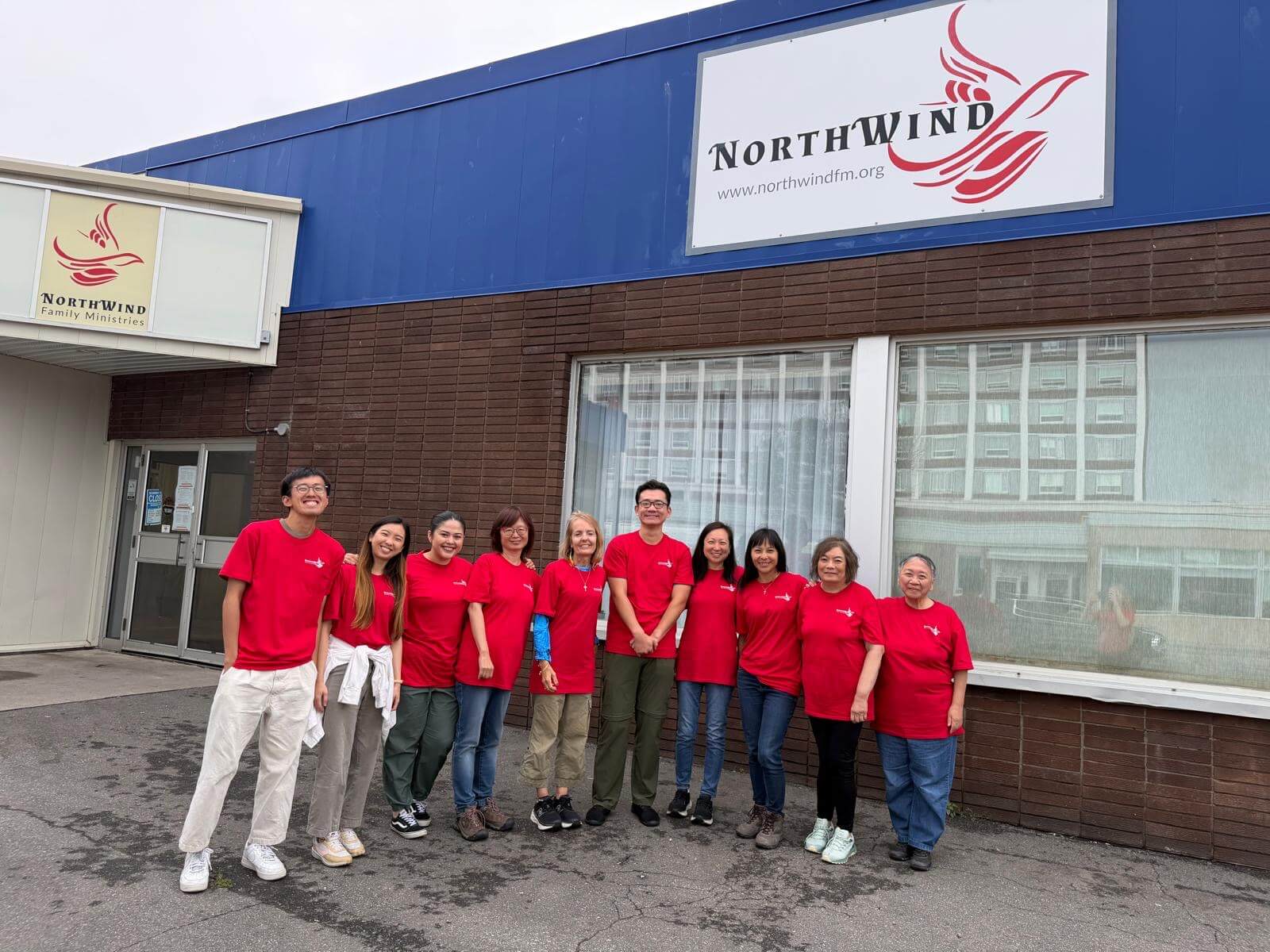 Team from Bayview Glen Alliance Church participating in NorthWind's ministry