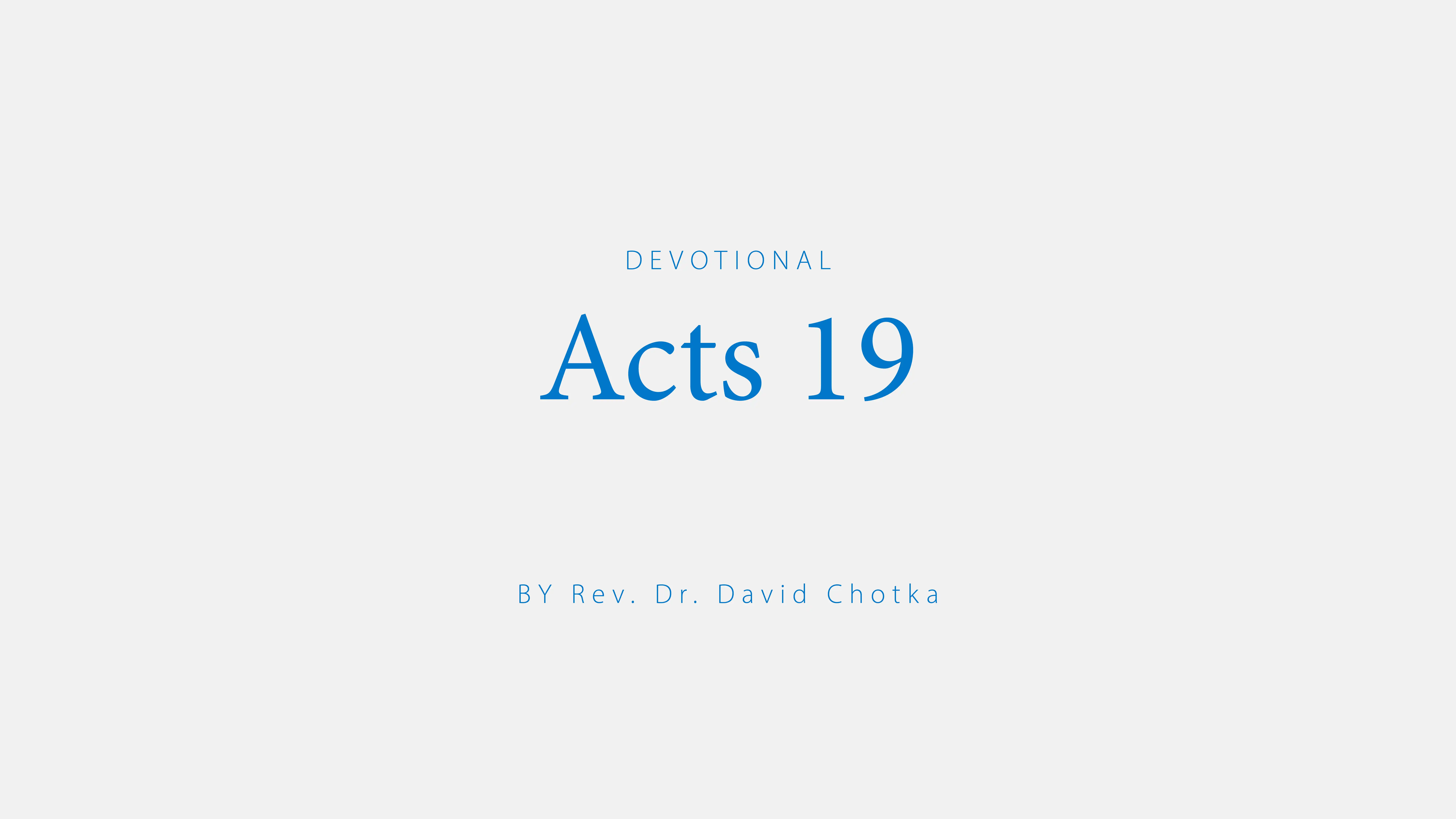 Acts 19:1-7