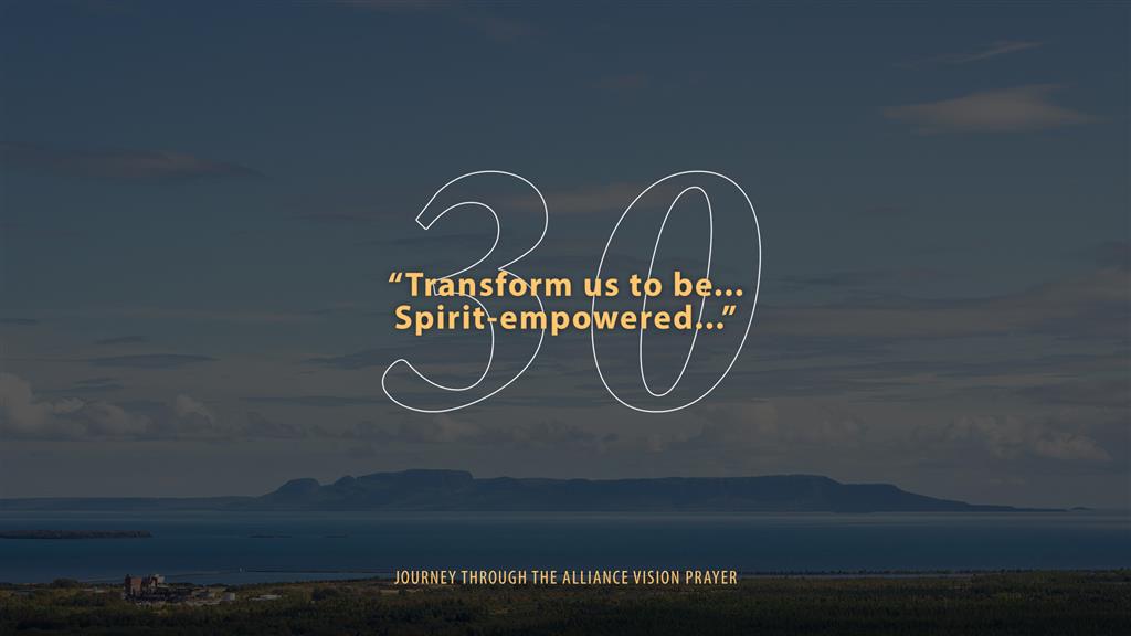 Journey Through The Alliance Vision Prayer 2026 - Day 30