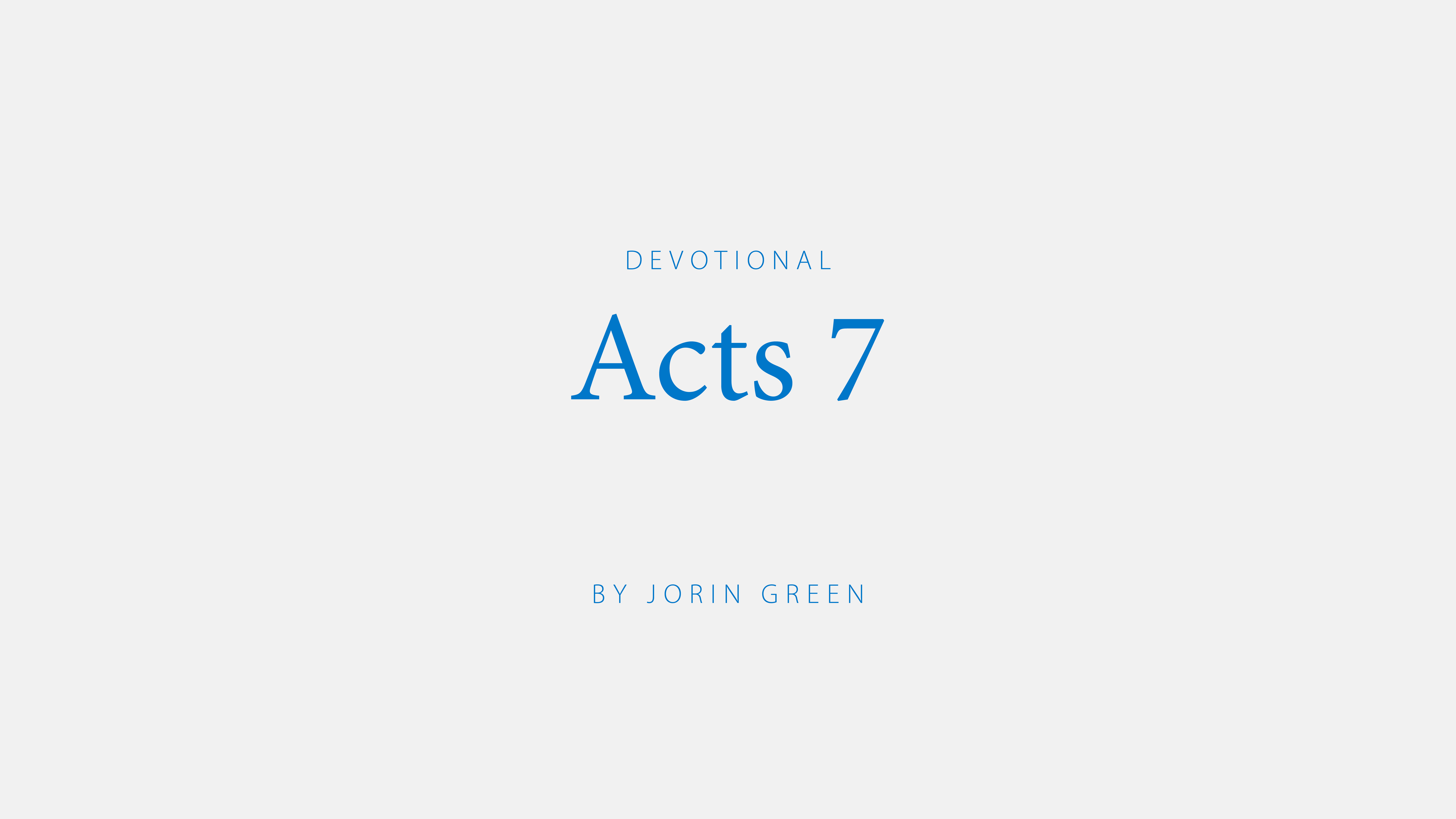 Acts 7